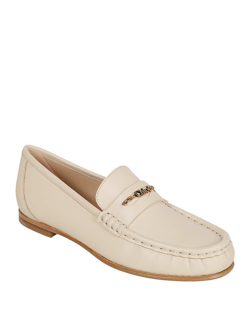 Chloé Slip-On Apron Toe Flat Shoes