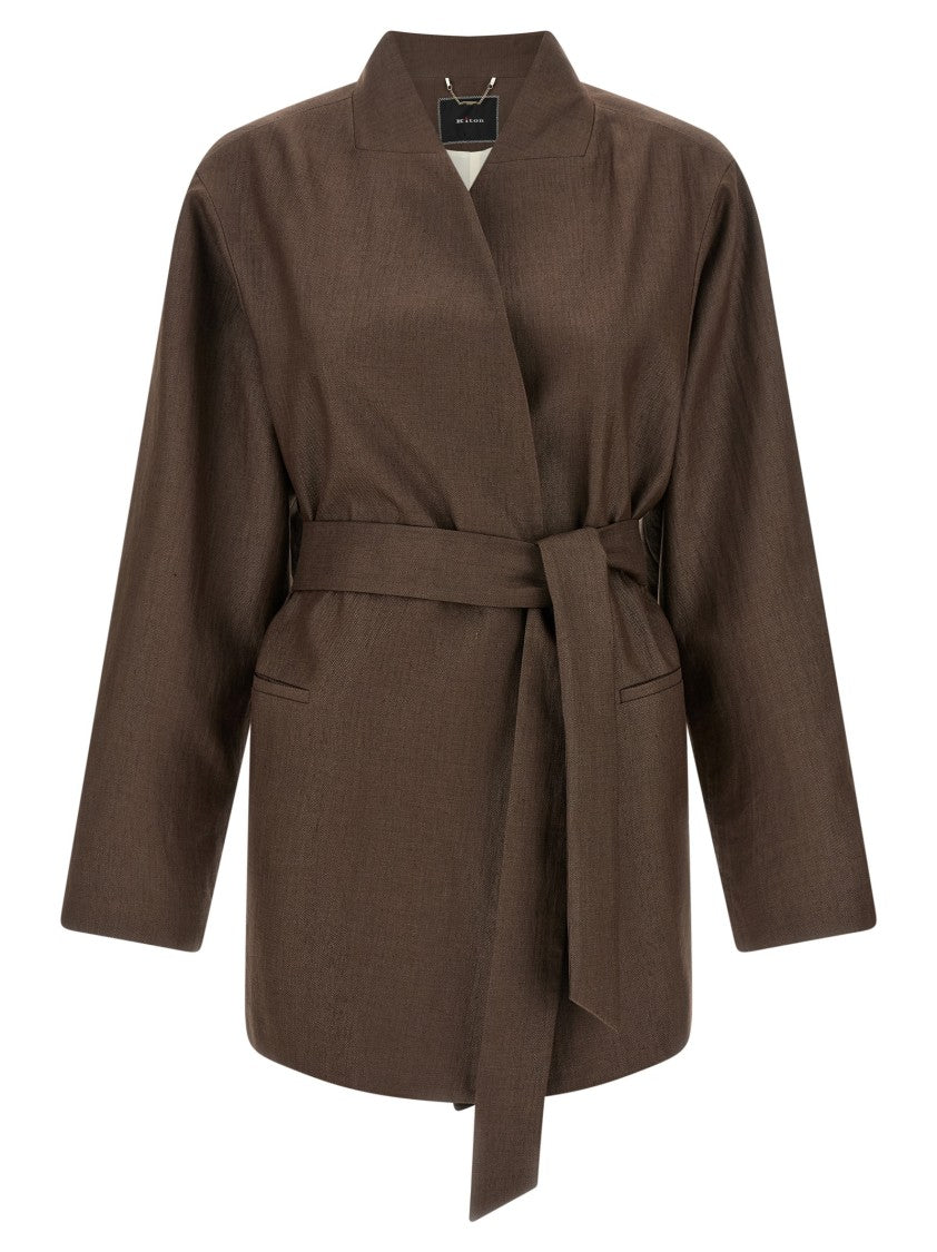 Kiton Linen Blend Blazer