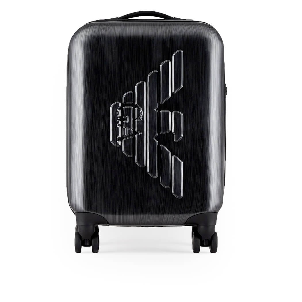 Emporio Armani Brushed Finish Grey Trolley