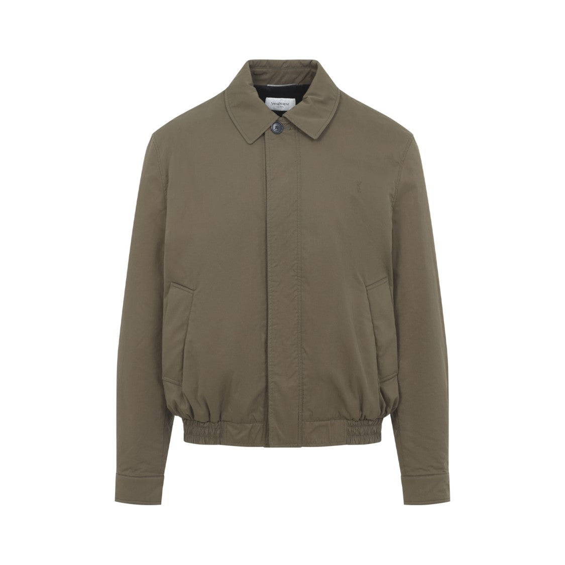 Saint Laurent Brown Lightweight Jacket With Classic Collar