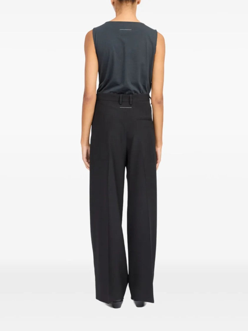 Mm6 By Maison Margiela Off-Centre Trousers