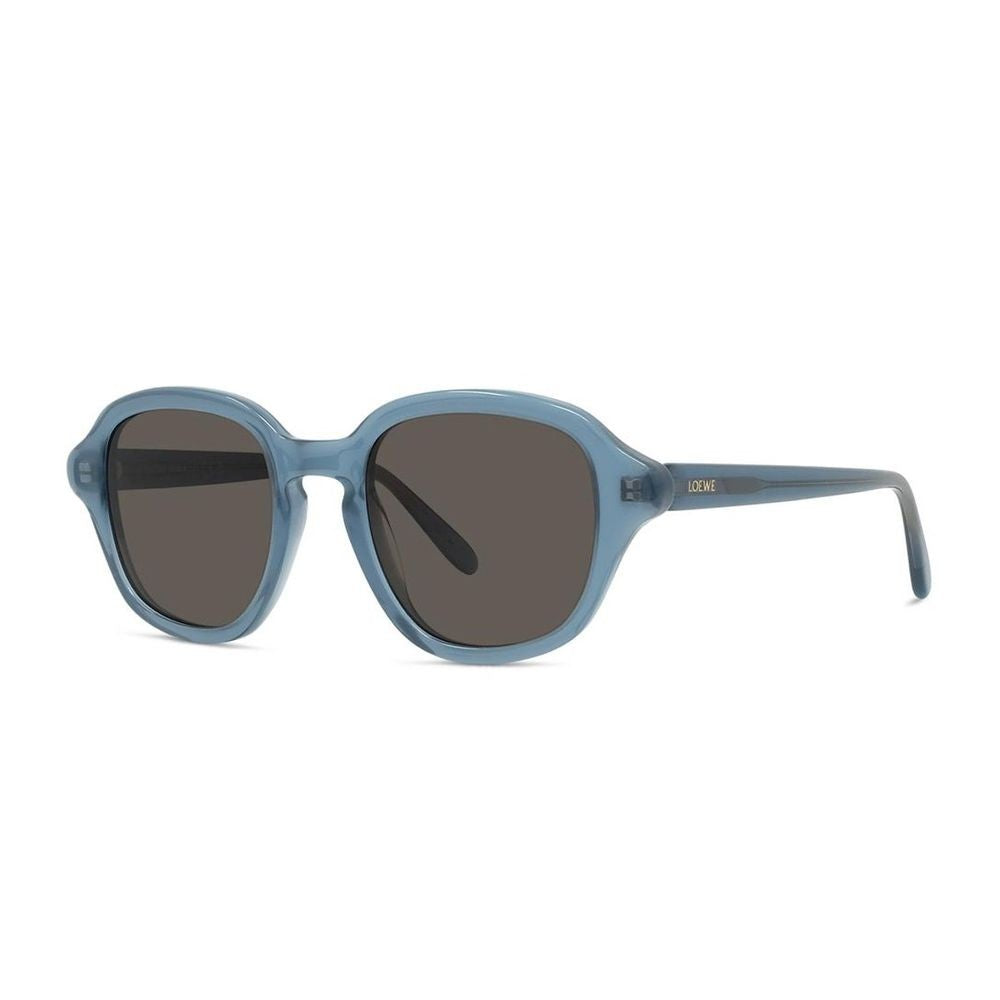 Loewe Slim Square Frame Sunglasses With Glossy Finish
