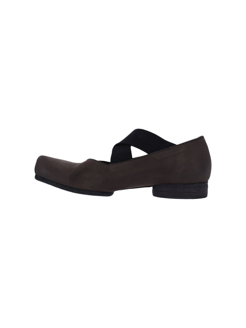 Uma Wang Heeled Ballerinas – Brown