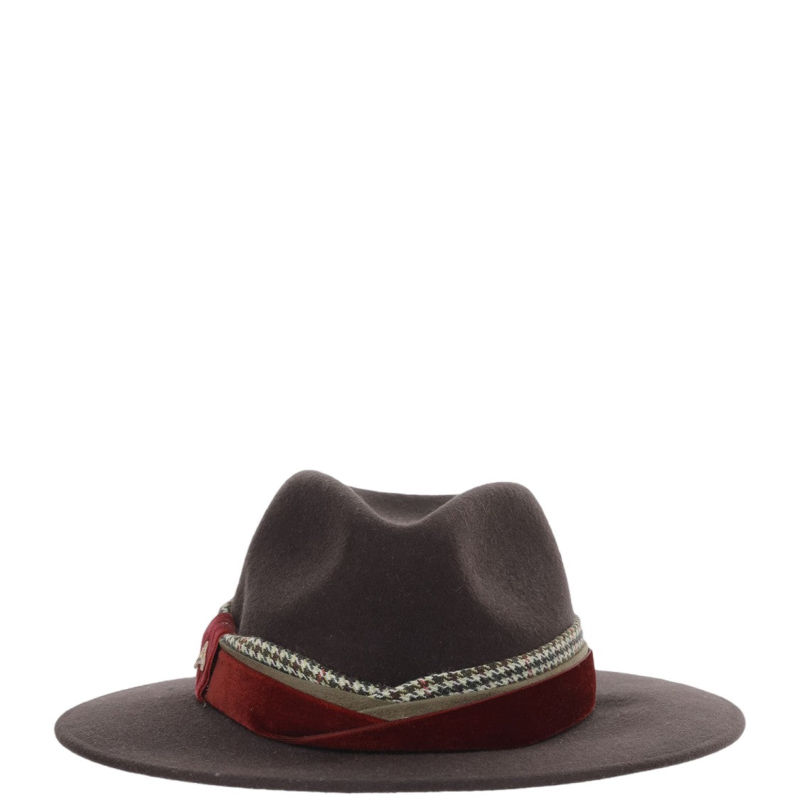 Alexia Alvarez De Toledo Multicolor Wide-Brim Wool Felt Hat