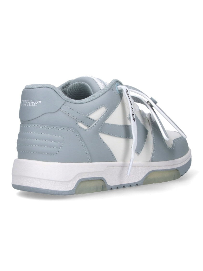 Off-White Low-Top White Sneakers With Minimalist Design