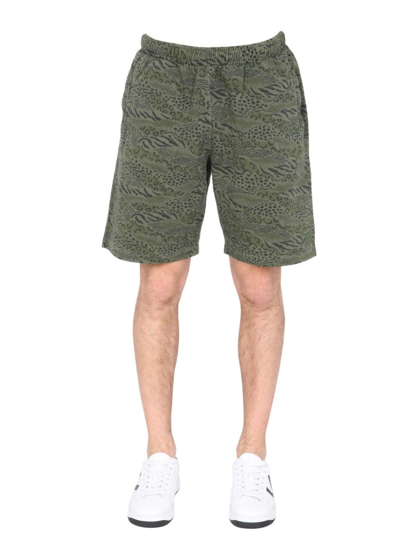Kenzo Mid-Thigh Bermuda Shorts