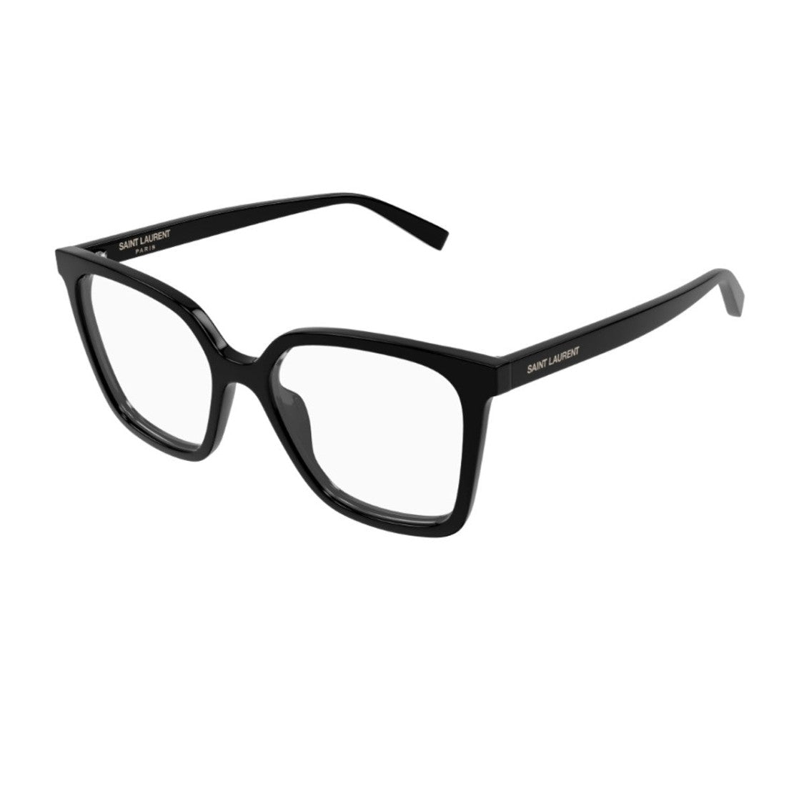 Saint Laurent Black Sl 910 Linea Sl Logo Recycled Acetate Square Sunglasses