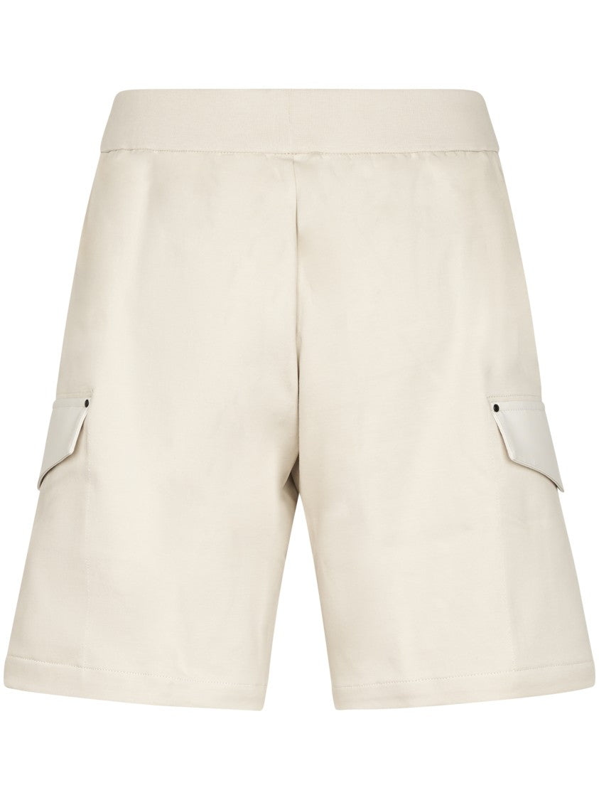 Moose Knuckles Minimalist Straight-Cut Cotton Shorts With Flap Pockets