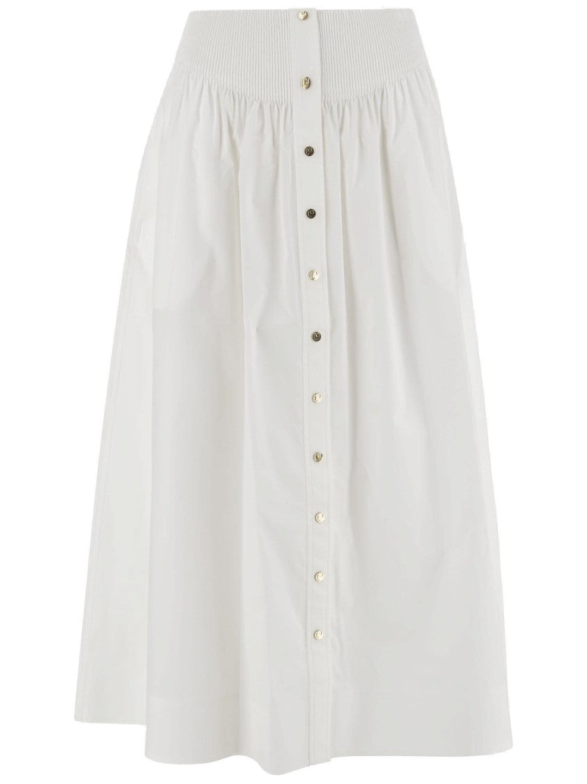 Tory Burch Stretch Cotton Skirt