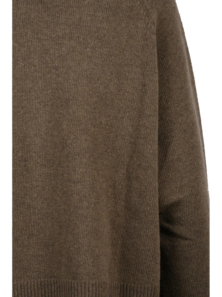 Hod Loose Knit Wool Sweater With Crewneck Design