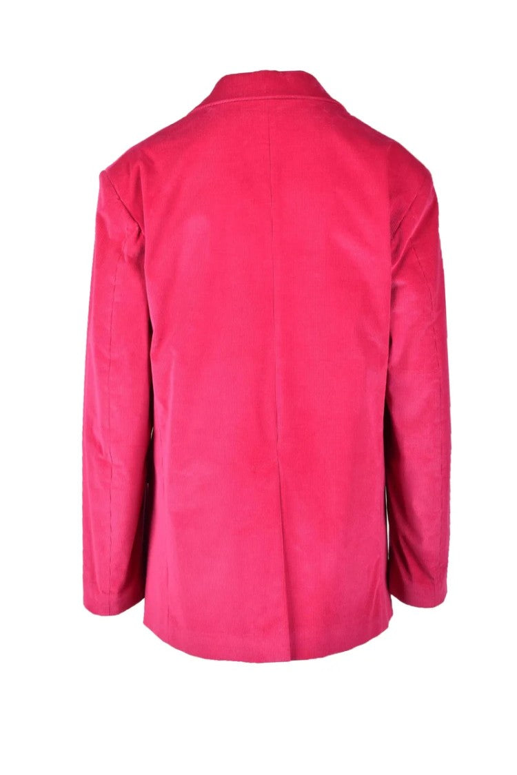Annie Paris Tailored Fuchsia Jacket With Classic Lapel