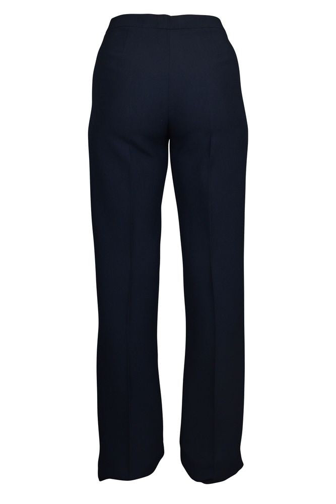 Marly's Fluid Relaxed-Fit Dark Blue Trousers