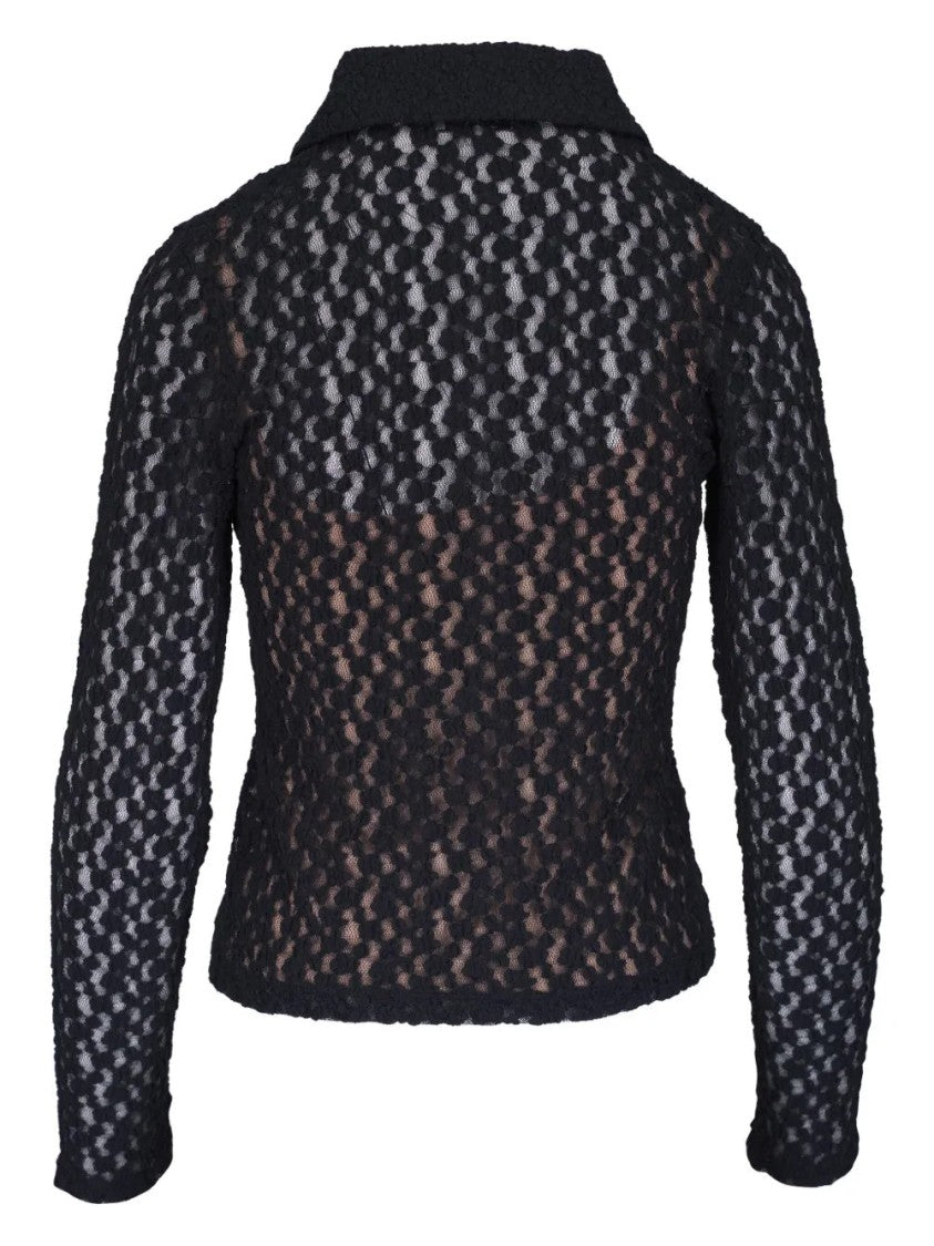 Vince Floral Smocked L/S Button Up