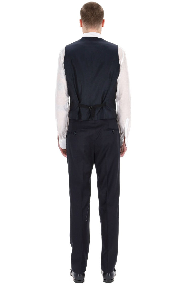 Tagliatore Bruce Super 110’S Wool Smoking Jacket