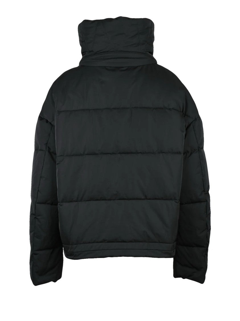 Oof Black Polyester Down Coat