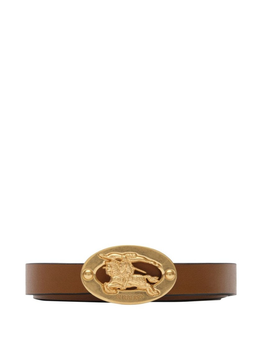 Burberry Thin Reversible Leather Knight Belt