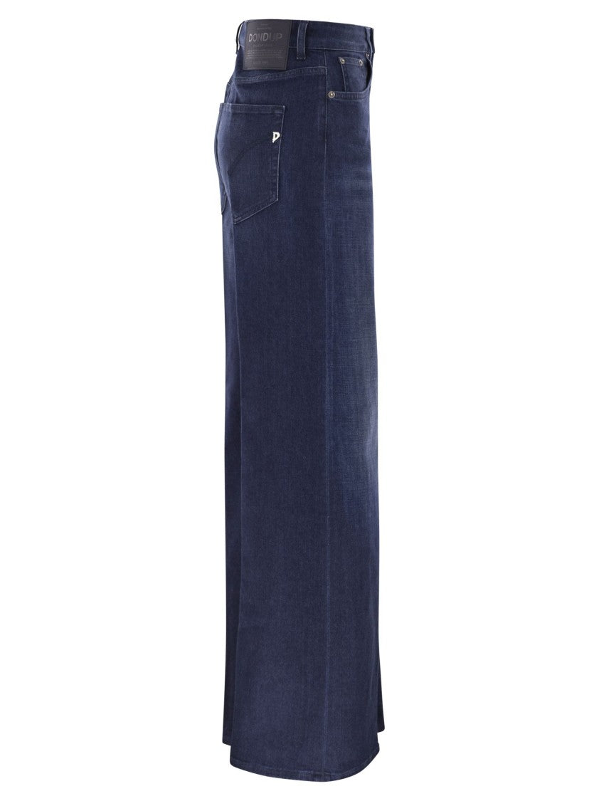 Dondup Beatrix - Five-Pocket Wide-Leg Jeans