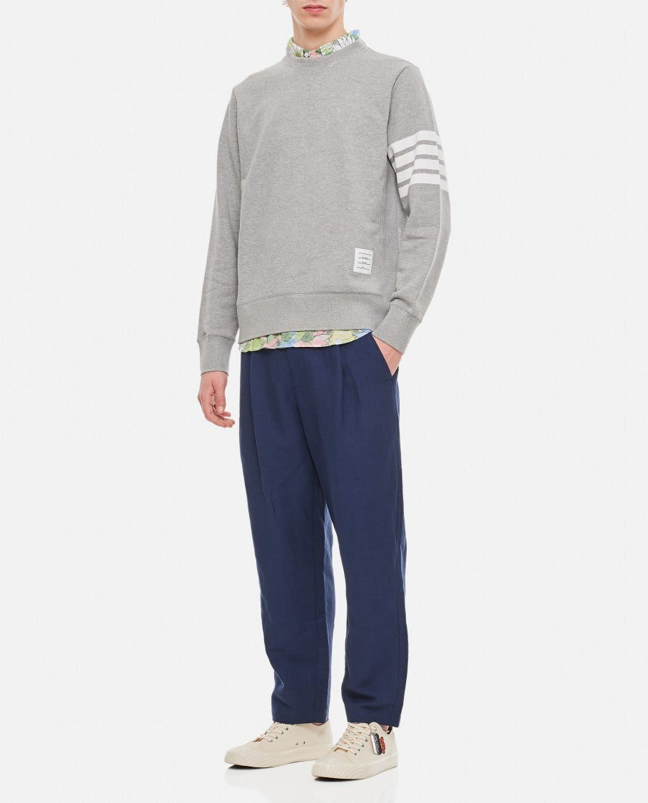 Thom Browne Classic Sweatshirt In Classic Loopback