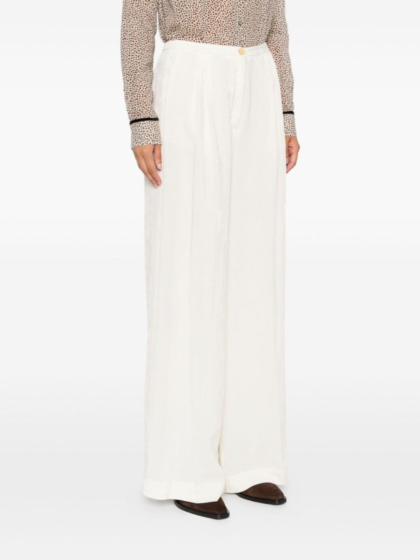 Forte Forte Wide-Leg Trousers With High Waist