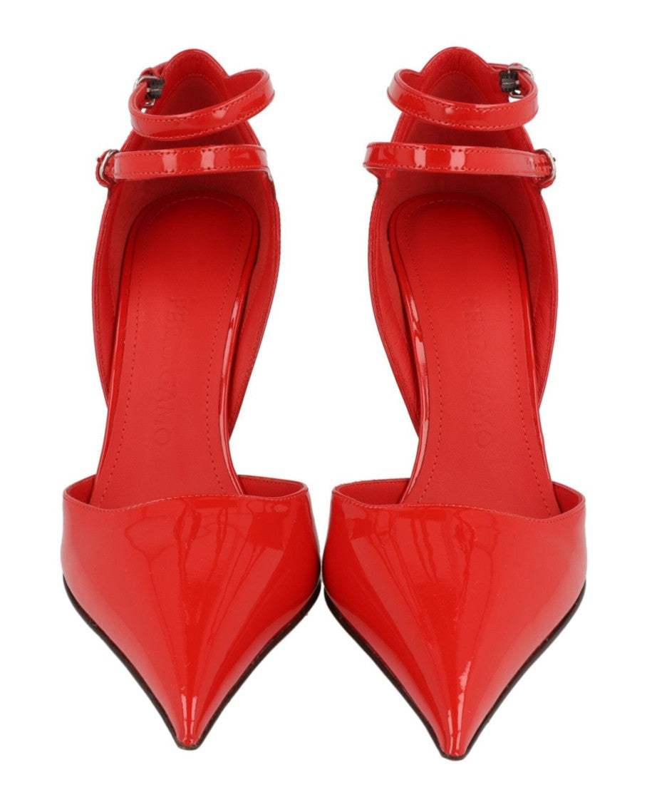 Ferragamo Vidya X5 Patent Wedge Pumps