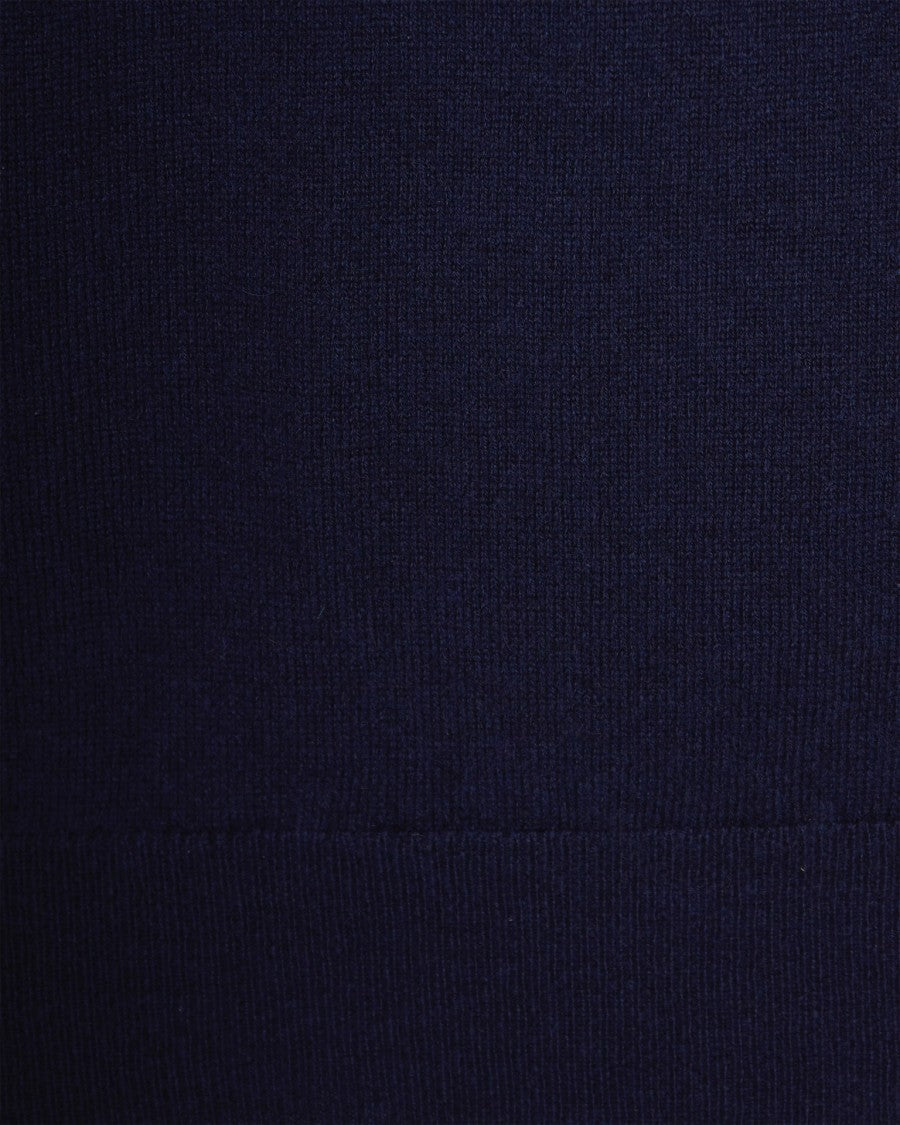 Ballantyne Navy Blue Cashmere Sweater