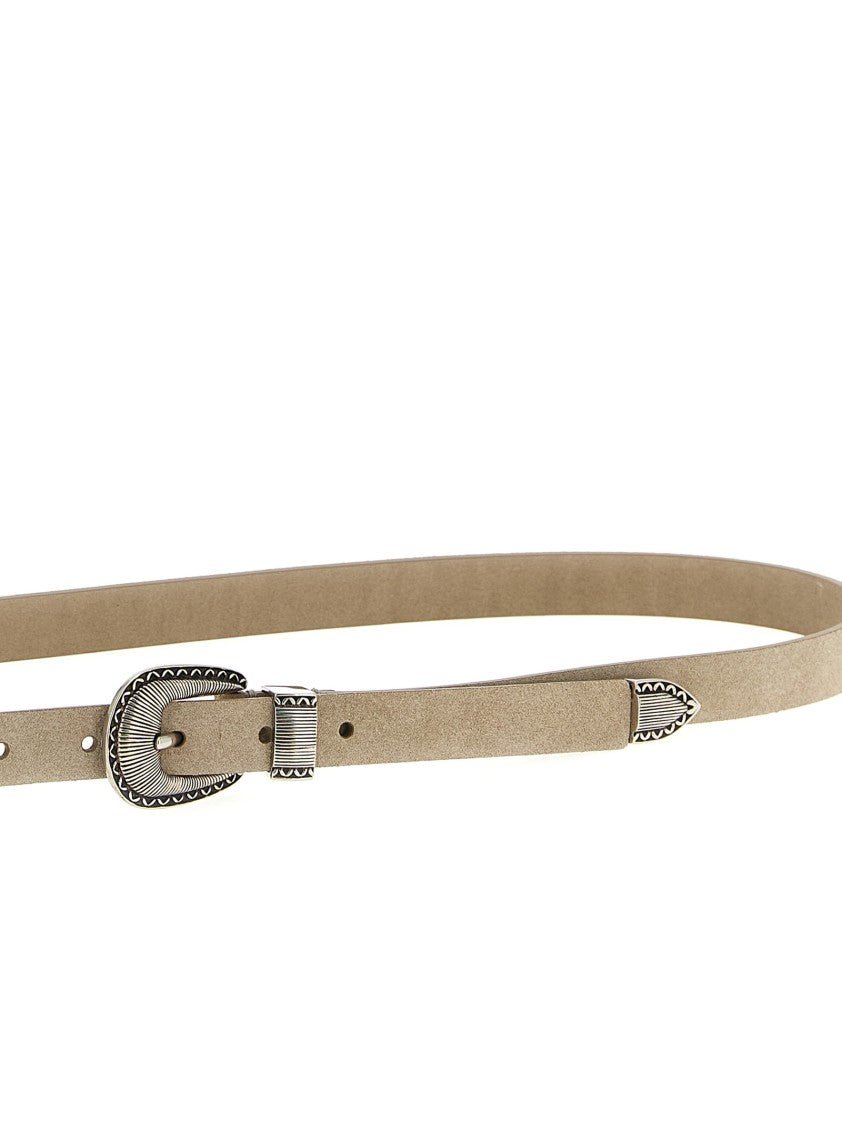 Brunello Cucinelli Inverted Leather Belt