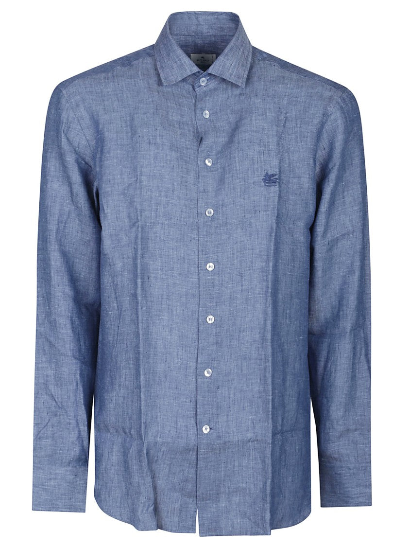 Etro Roma Blue Long Sleeve Shirt