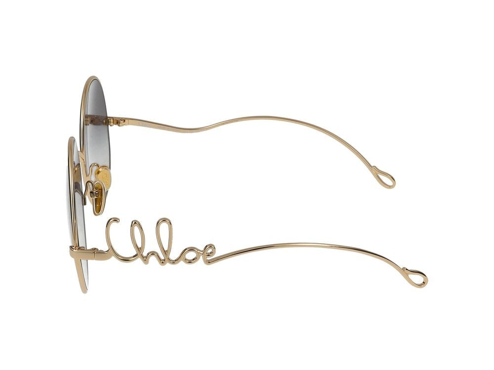 Chloé Sunglasses Ch0329s 001 Gold Gold Grey 60/19/140