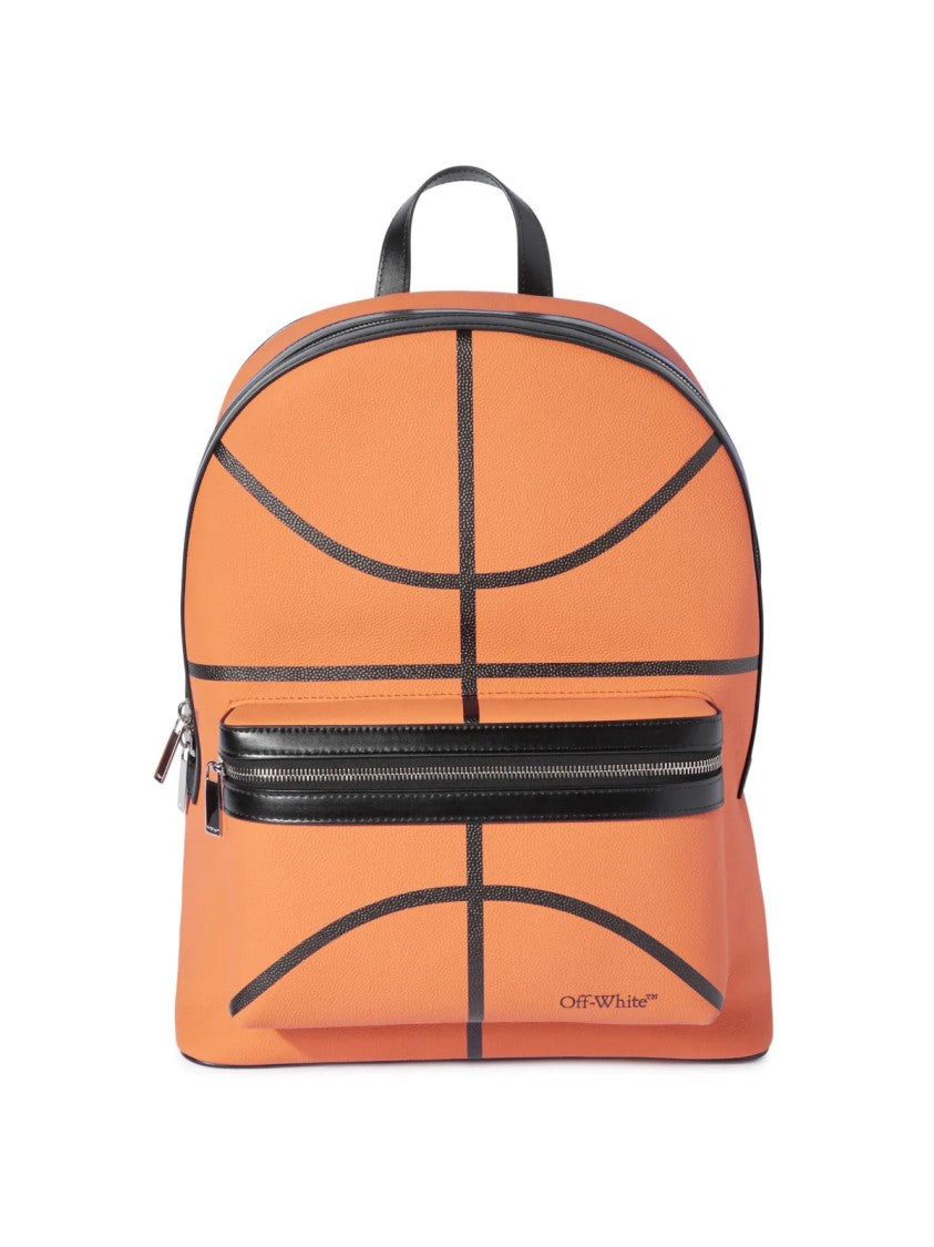 Off-White Basket Round Logo Backpack