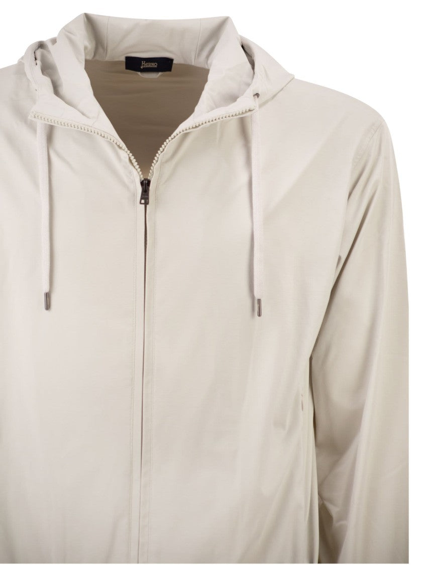 Herno Stretch Techno-Nylon Bomber Jacket