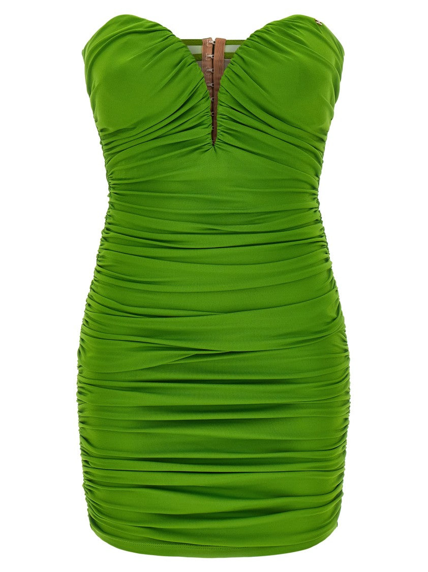 Elisabetta Franchi Heart-Shaped Neckline Dress