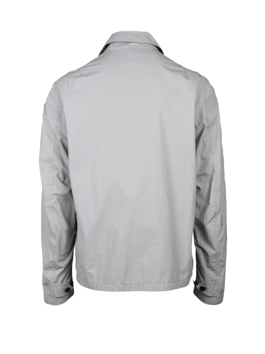 Blauer Lightweight Cotton Jacket With Button-Front Closure And Flap Pockets