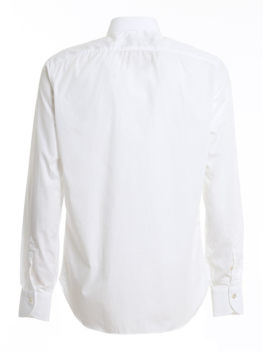 Borriello Slim Fit White Cotton Shirt