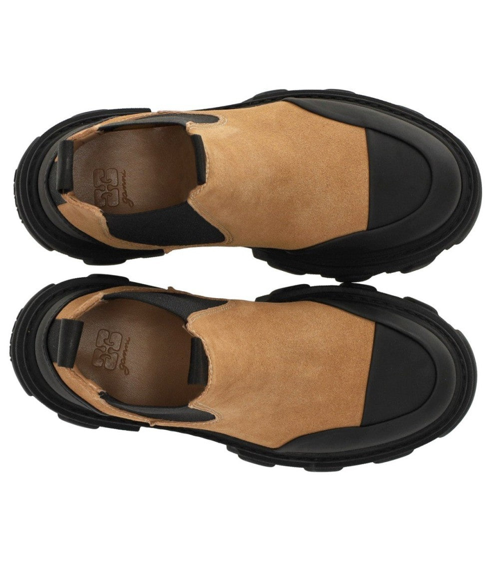 Ganni Cognac Chelsea Boot