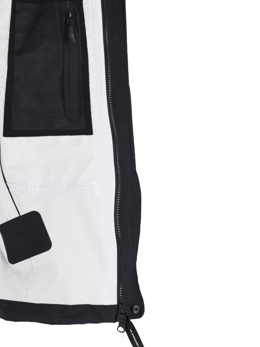 And Wander Black 2.5 L High-Collar Zip Jacket