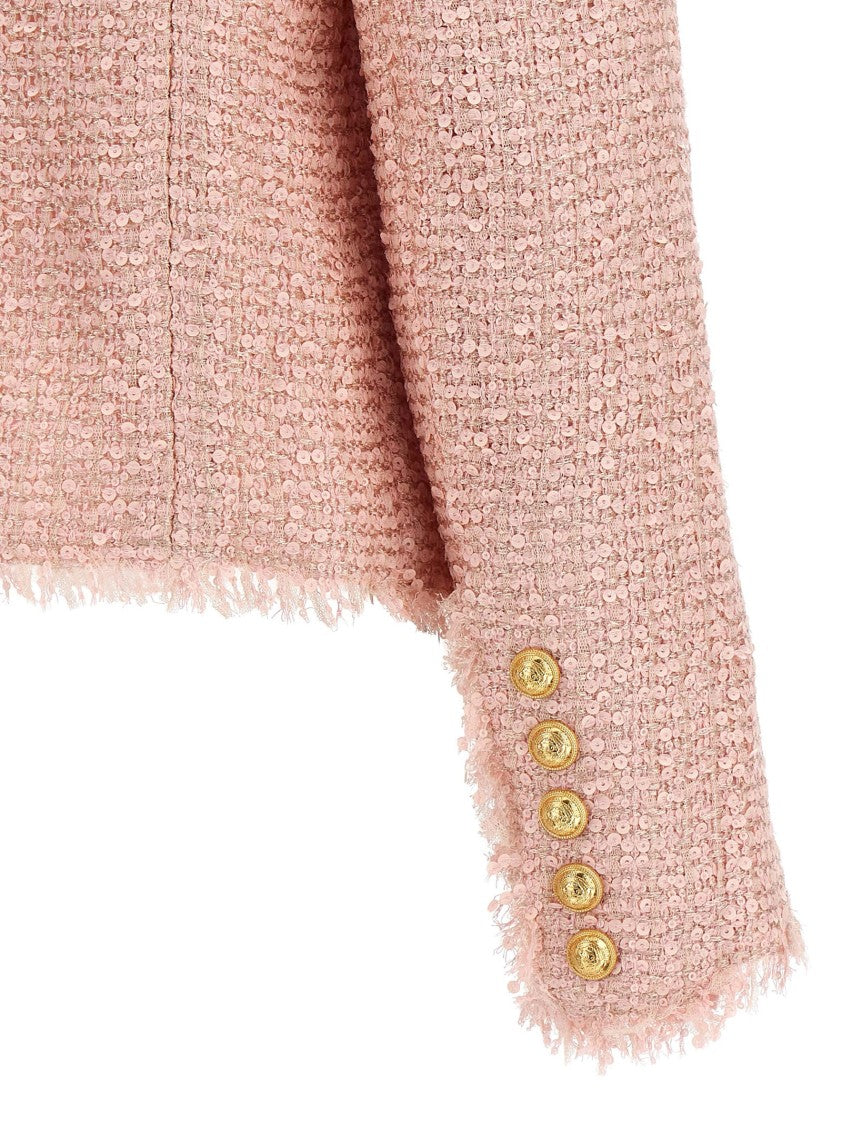 Balmain Sequin Tweed Blazer