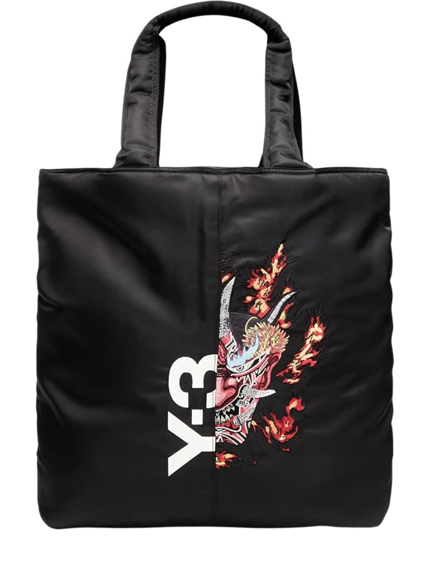 Y-3 Y-3 Yaksha Black Demon Graphic Tote Bag