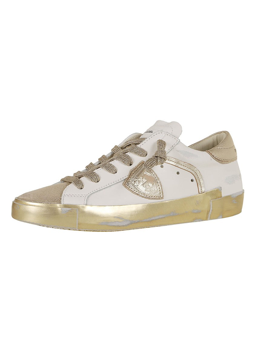 Philippe Model Vintage-Inspired Low-Top Sneakers With Artisanal Details