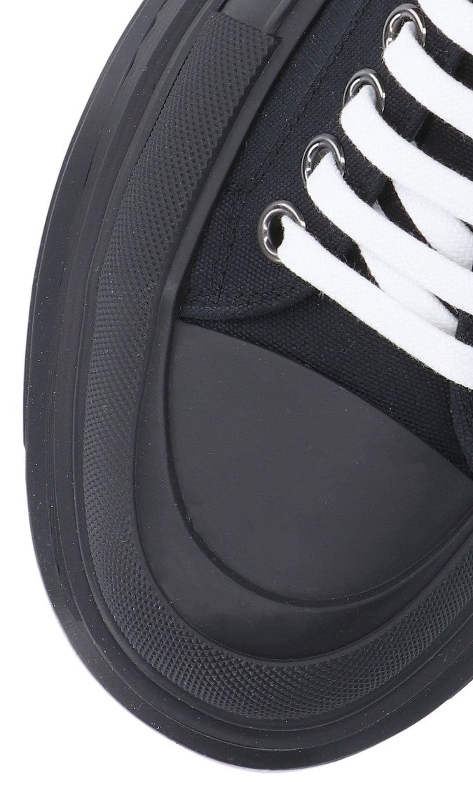 Alexander Mcqueen Minimalist Low-Top Sneakers With Smooth Finish