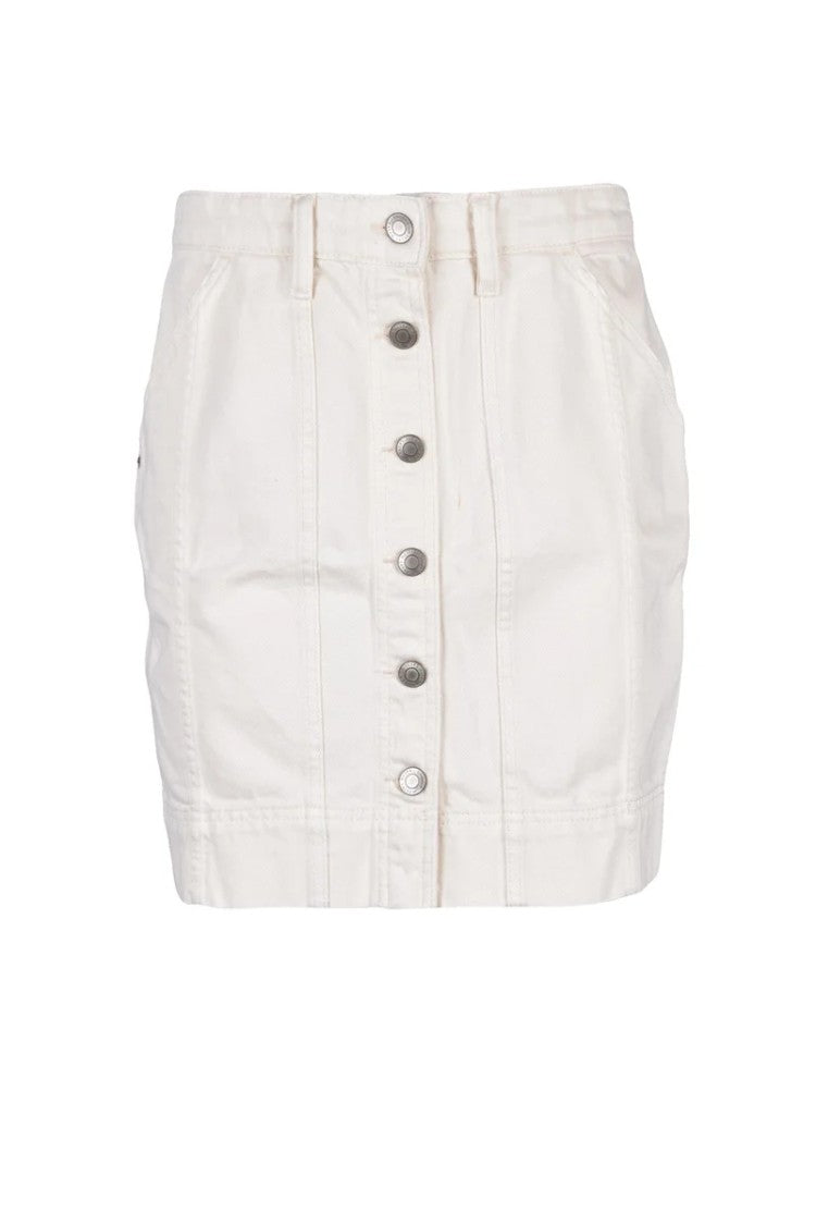 Lauren Ralph Lauren Denim Skirt - White