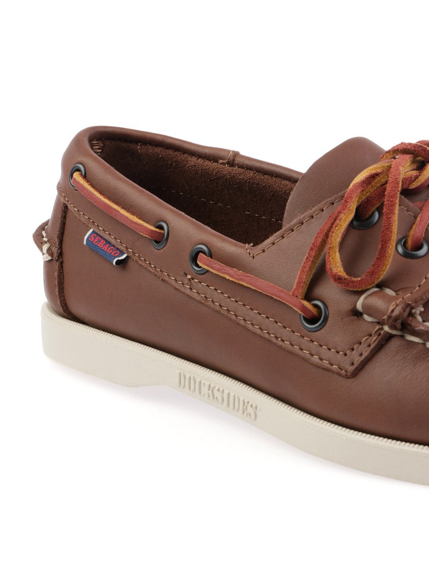 Sebago Brown Leather Loafers