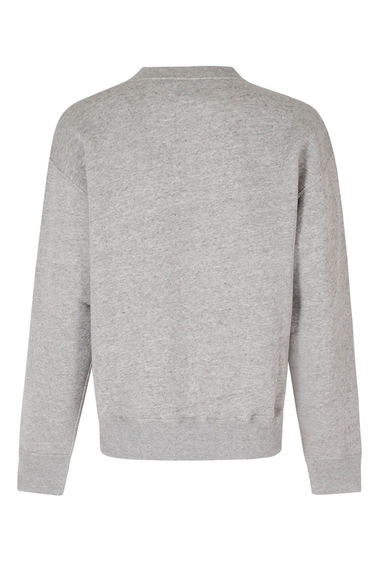 Polo Ralph Lauren Grey Bear Print Cotton-Blend Crewneck Sweatshirt