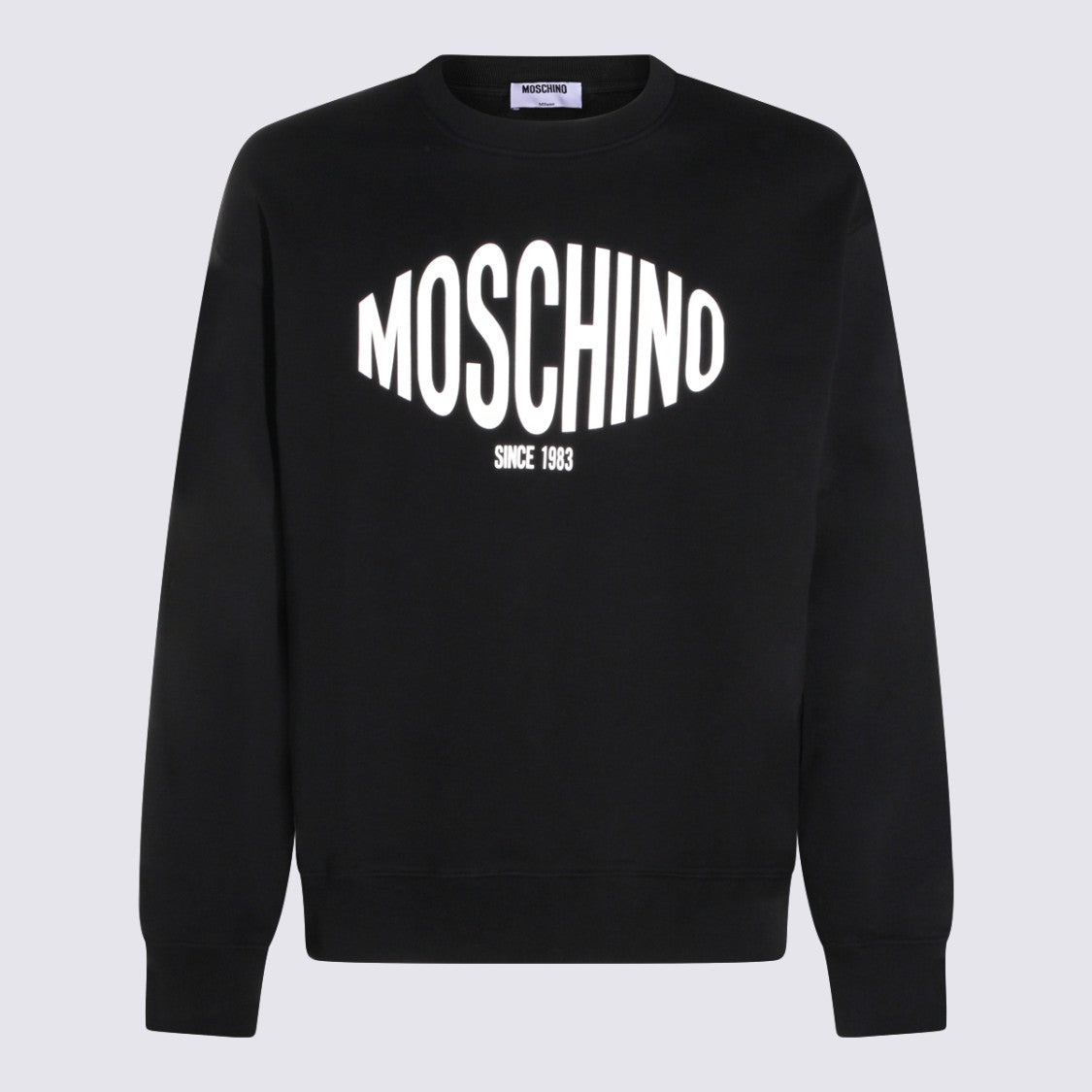 Moschino Cotton Sweatshirt With Bold Logo Print