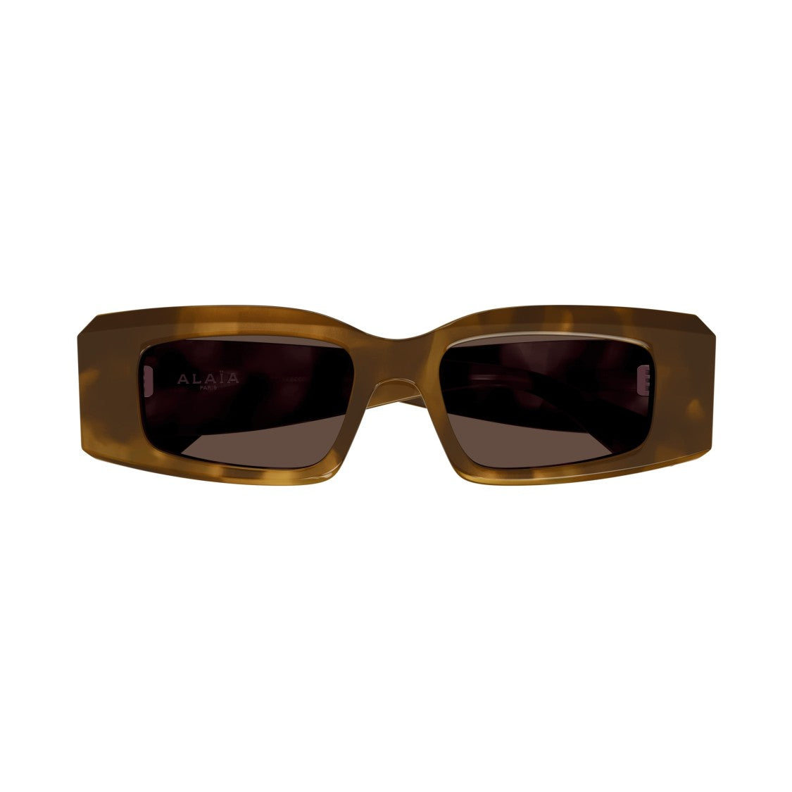 Azzedine Alaïa Aa0078s Oversized Tortoiseshell Sunglasses With Distinctive Logo Detail
