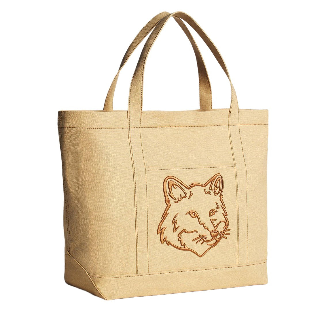 Maison Kitsuné Fox Head Large Tote Bag