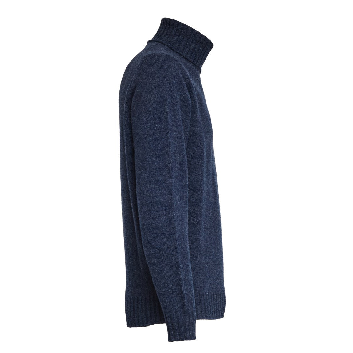 Filippo De Laurentiis High-Neck Wool And Cashmere Sweater With Ribbed Details