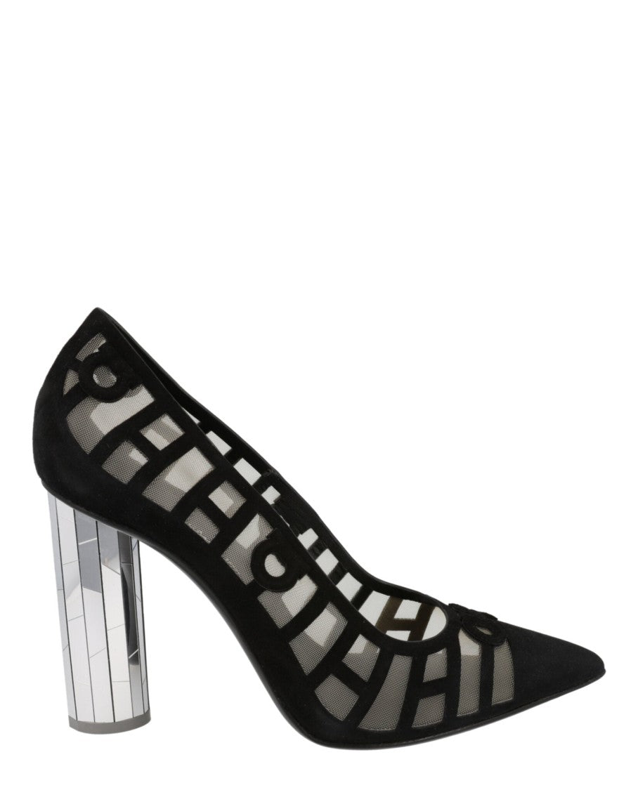Ferragamo Florise X5 Suede Pumps
