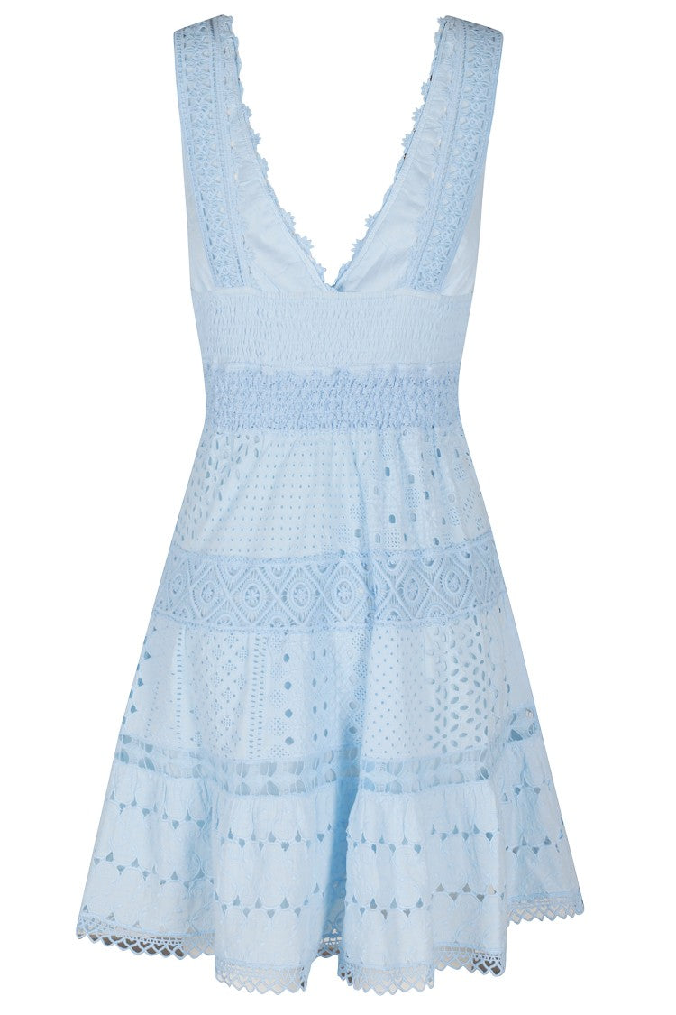 Temptation Positano Sarno Dress - Sky Blue