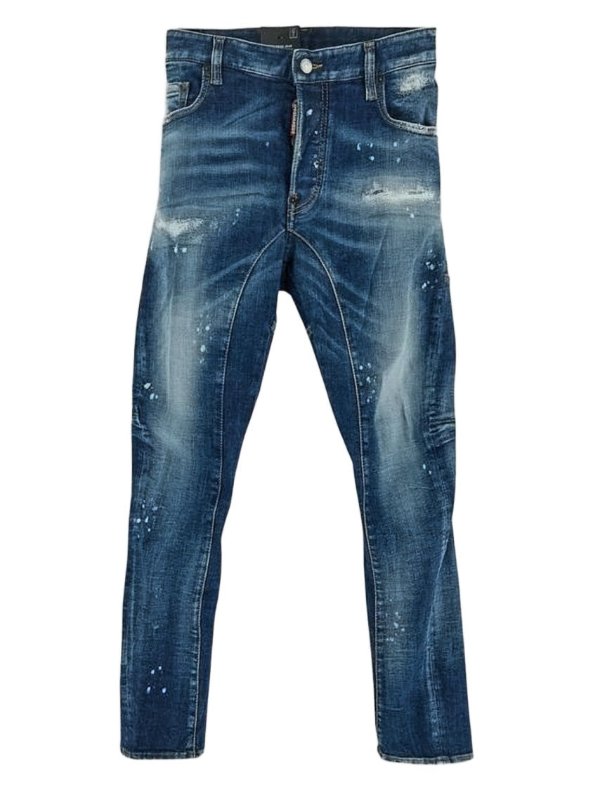 Dsquared2 Distressed Slim Fit Denim Pants