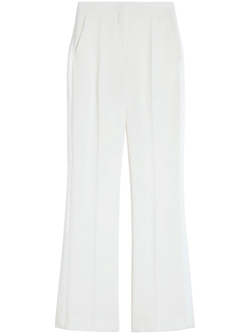 Max Mara Wide-Leg Trousers With High Waist And Pleated Design